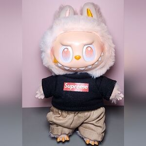 Black Shirt and Tan Pants Outfit